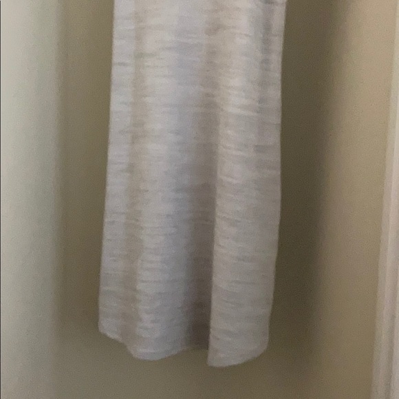 White/grey comfortable summer dress - Picture 4 of 5